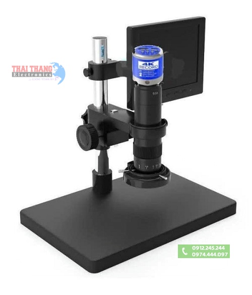 Kính Hiển Vi Kỹ Thuật Số Công Nghiệp Terino CA38MPHD-LCD 4K – Phóng Đại 7X–180X, Hàng Chính Hãng