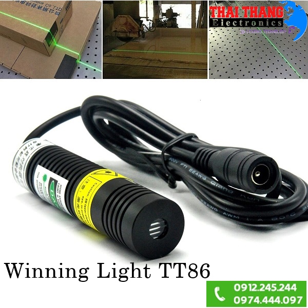 Đèn laser tia thẳng xanh lá Winning Light TT86