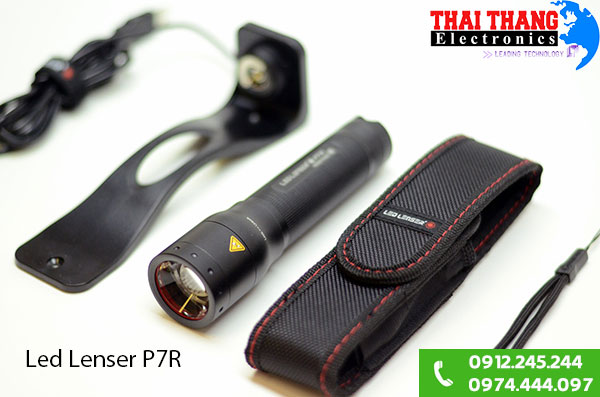 Đèn pin Led Lenser P7R đèn pin sạc