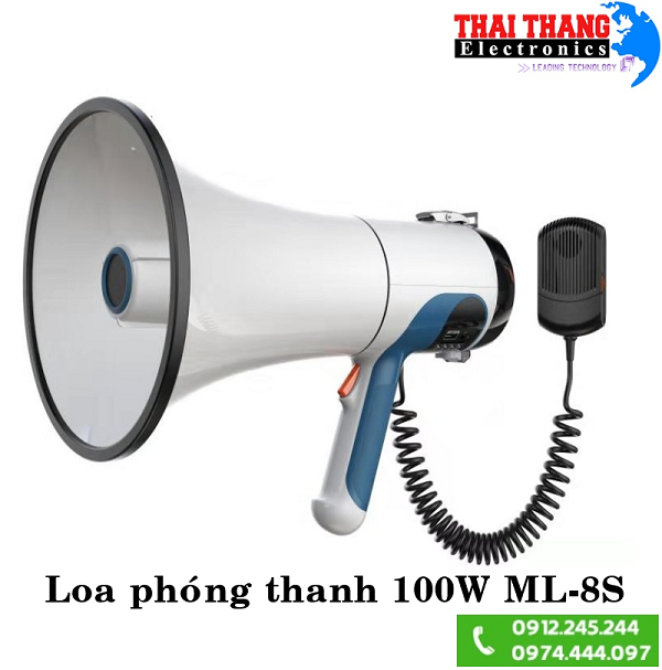 Loa phát thanh cầm tay công suất lớn 100w ML-8S