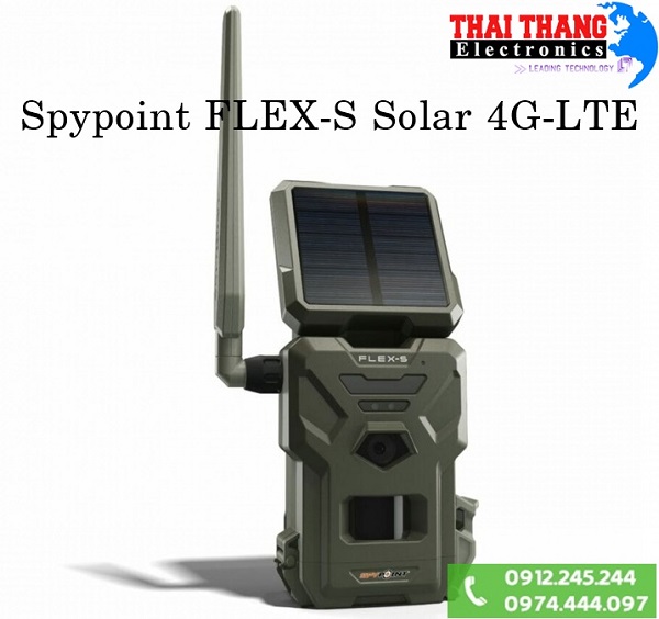 Máy bẫy ảnh Spypoint FLEX-S Solar 4G-LTE