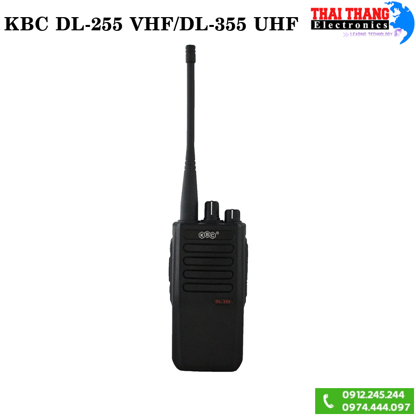 Bộ đàm cầm tay KBC DL-255 VHF/DL-355 UHF