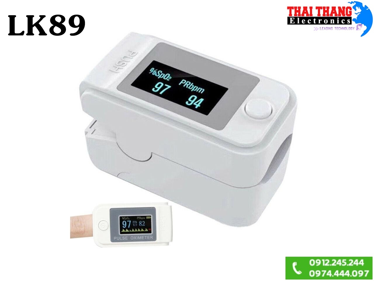 MÁY ĐO NỒNG ĐỘ OXY SPO2 LK89