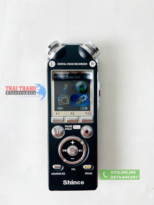 Máy ghi âm siêu nhạy, âm thanh siêu nét SHINCO RC2650 hàng xịn KOREA