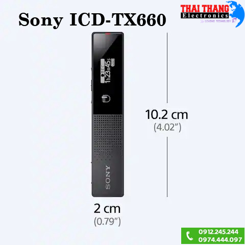 Máy ghi âm kỹ thuật số Sony ICD-TX660
