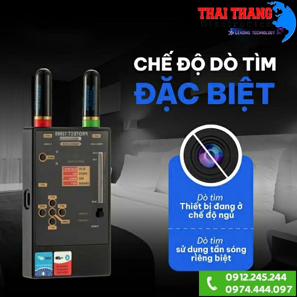 MÁY PHÁT HIỆN DÒ TÌM NGHE TRỘM, CAMERA QUAY LÉN, ĐỊNH VỊ GPS SIÊU NHẠY, SIÊU CHÍNH XÁC TTI KOREA TTI-PH1490