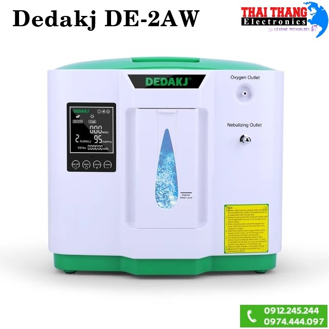 Máy tạo Oxy gia đình DEDAKJ DE-2AW 2-9 lít