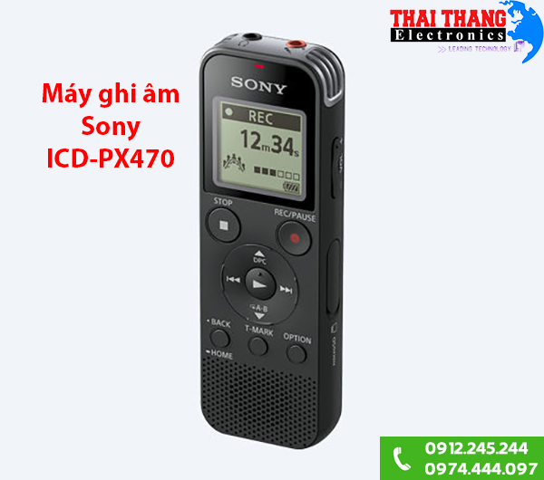 Máy ghi âm chuyên nghiệp Sony ICD-PX470
