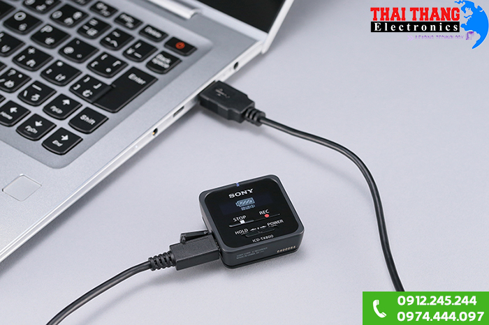 Máy ghi âm Sony TX800 điều khiển từ xa