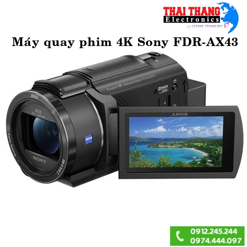 Máy quay phim 4K Sony FDR-AX43