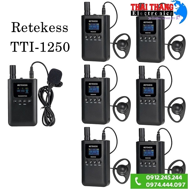 Micro không dây đẫn đoàn Retekess-tti1250
