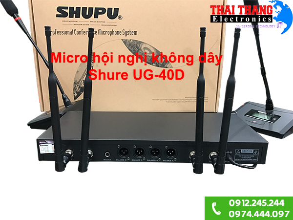 Hệ thống micro hội thảo không dây Shupu UG40
