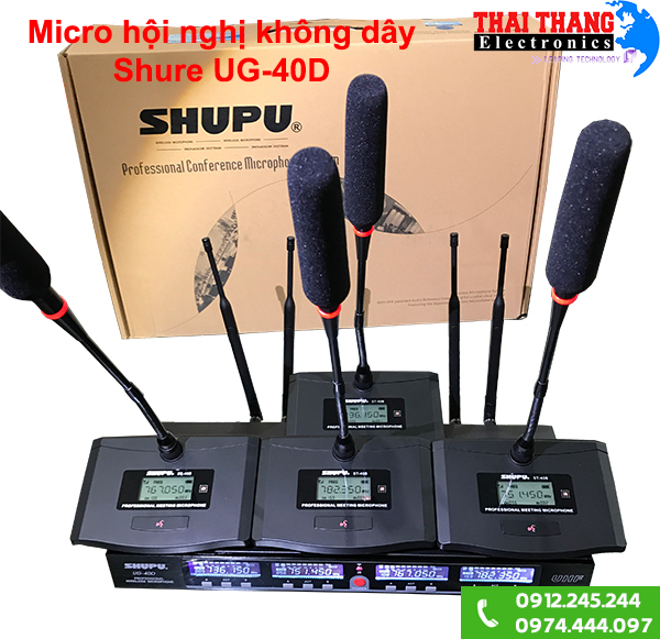 Hệ thống micro hội thảo không dây Shupu UG40