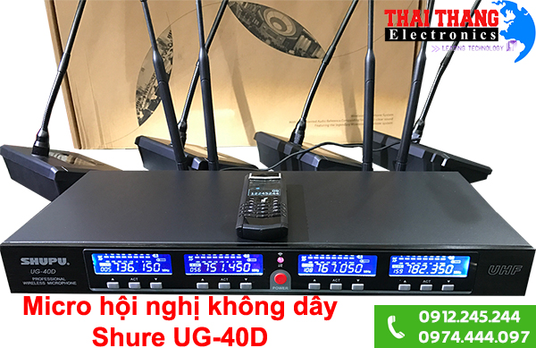 Hệ thống micro hội thảo không dây Shupu UG40
