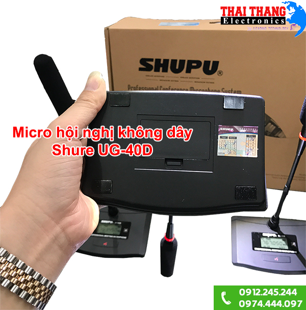 Hệ thống micro hội thảo không dây Shupu UG40