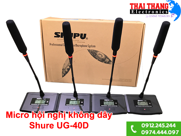 Hệ thống micro hội thảo không dây Shupu UG40D