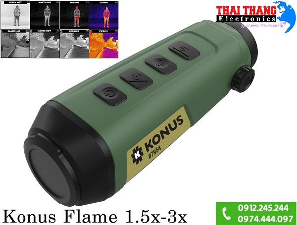 Ống Nhòm Thân Nhiệt KONUS FLAME 1.5X-3X 7954