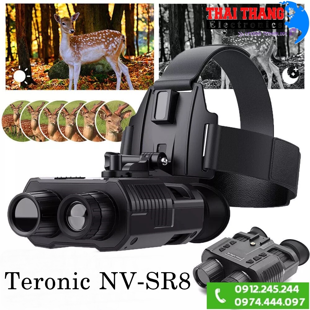 Ống nhòm nhìn đêm có đeo đầu TERONIC NV - SR8