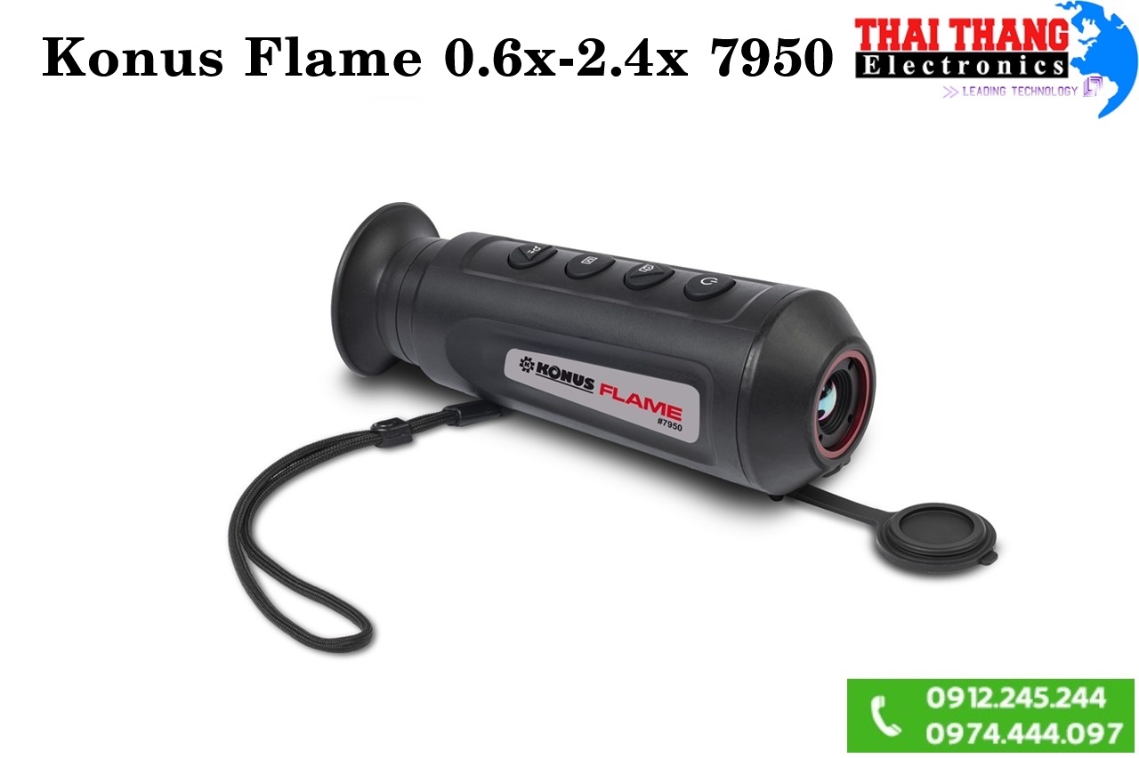 Ống nhòm nhiệt konus flame 0.6x-2.4x 7950