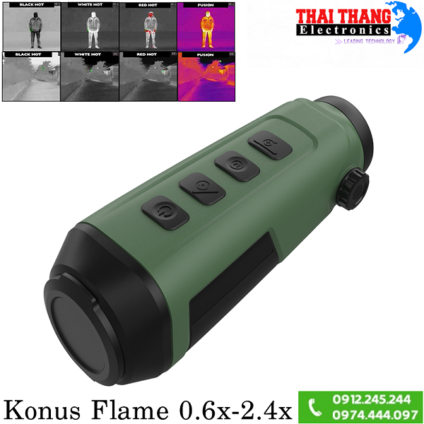 Ống Nhòm Thân Nhiệt KONUS FLAME 0.6X-2.4X 7953