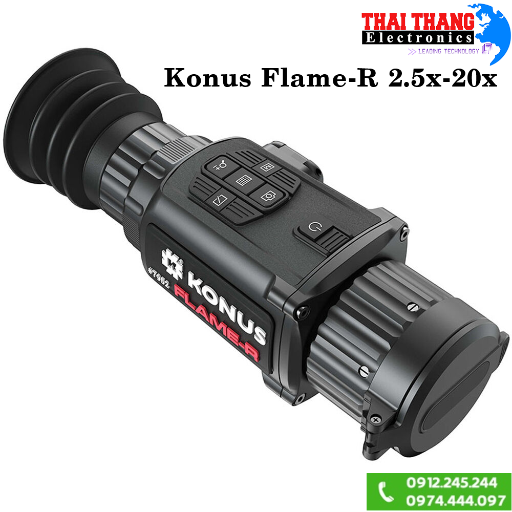 Ống nhòm nhiệt KONUS FLAME-R 2.5x-20x