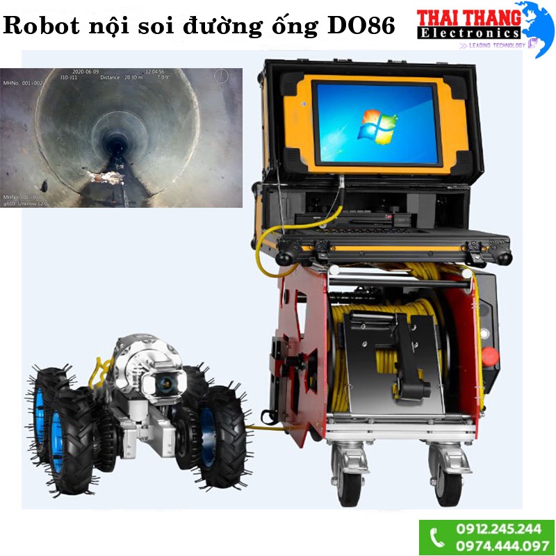 Robot kiểm tra đường ống TTI DO86