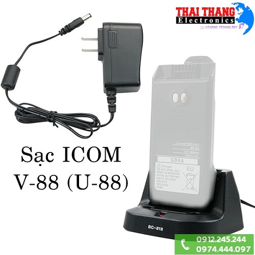 Sạc dùng cho bộ đàm ICOM IC-V88 (IC-U88) BC-213
