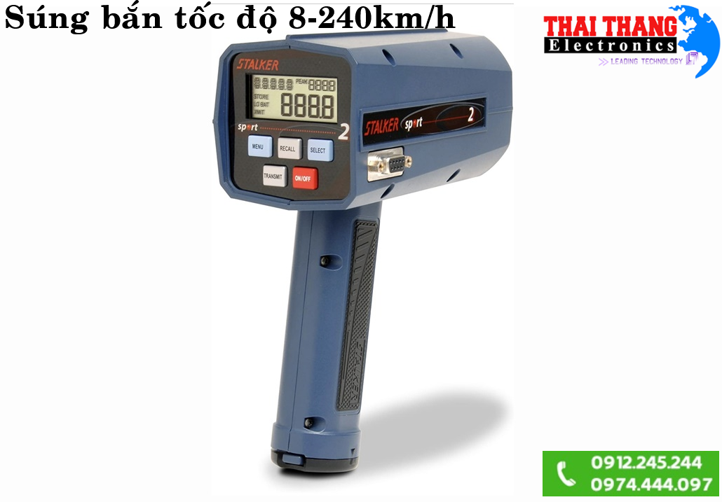 Súng bắn tốc độ 8-240km/h