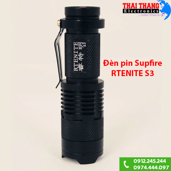 Đèn pin siêu sáng Supfire RTENITE S3