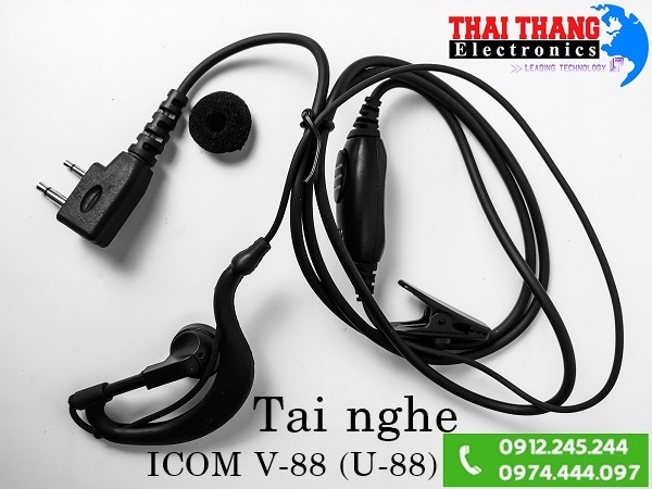 Tai nghe icom sử dụng cho bộ đàm IC-V88 - U88