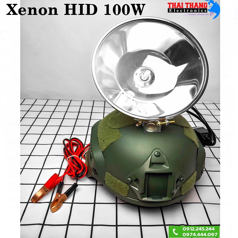 Đèn pin đội đầu xenon 100w