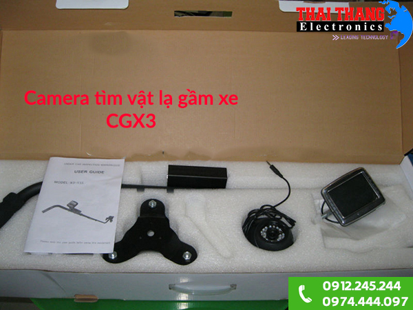 Camera soi gầm ôtô cầm tay có màn hình