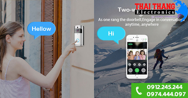 Chuông cửa thông minh kết nối điện thoại VDPWF130