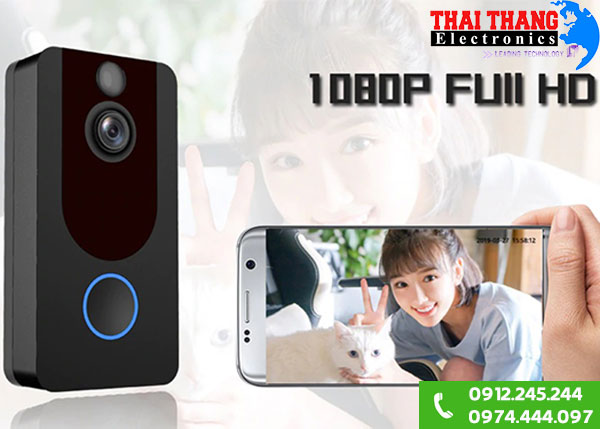 Chuông cửa thông minh kết nối điện thoại USA