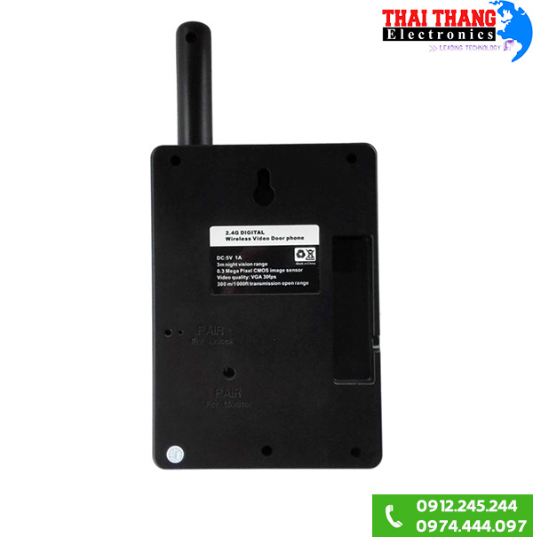 Chuông cửa không dây kèm màn hình VDP-733