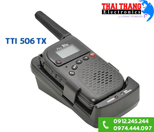 Máy bộ đàm Hàn Quốc TTI PRM-507BT kèm tai nghe Bluetooth