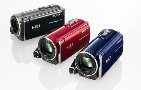 Bộ sưu tập máy quay Sony Handycam 2010 tại VN