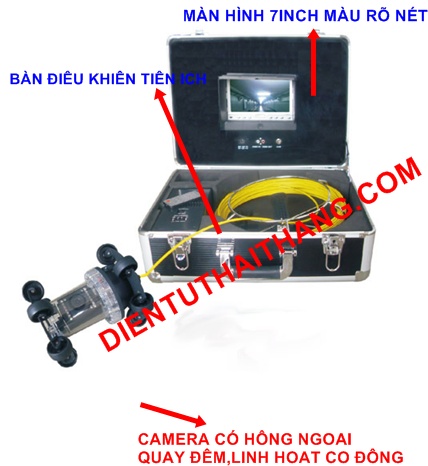 CAMERA DƯỚI NƯỚC,TRONG CỐNG NGẦM CHUYÊN DỤNG