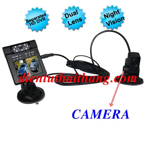 CAMERA HÀNH TRÌNH ÔTÔ 2 CAMERA QUAY ĐÊM