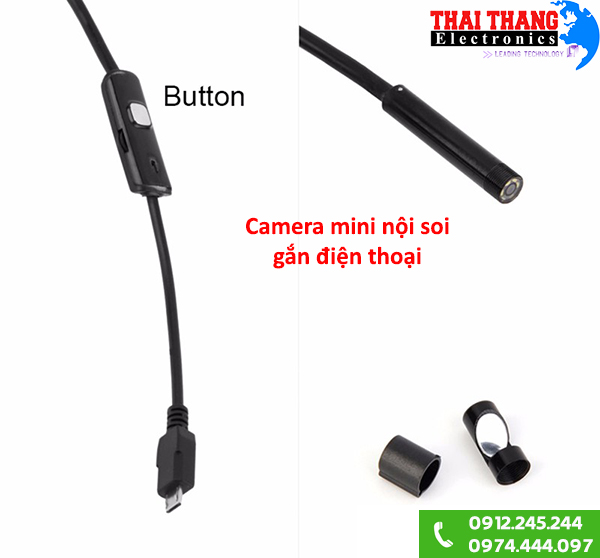 Camera nội soi mini xem trên điện thoại 5m