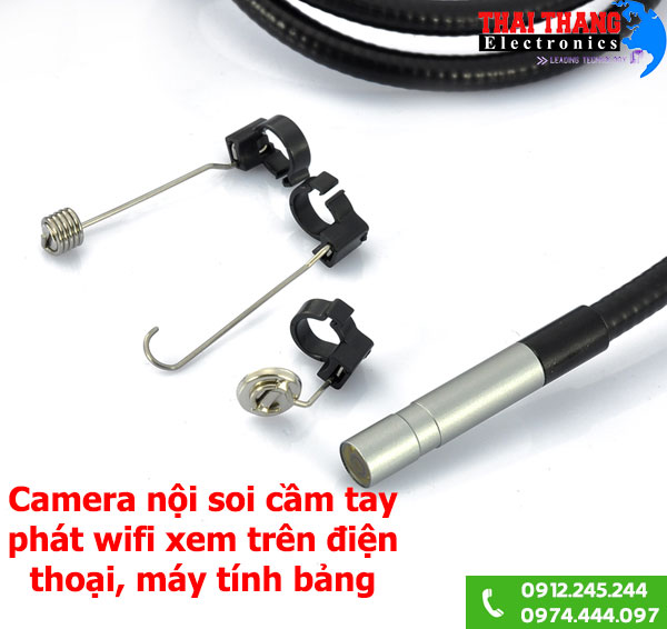 Camera nội soi công nghiệp có wifi kết nối di động