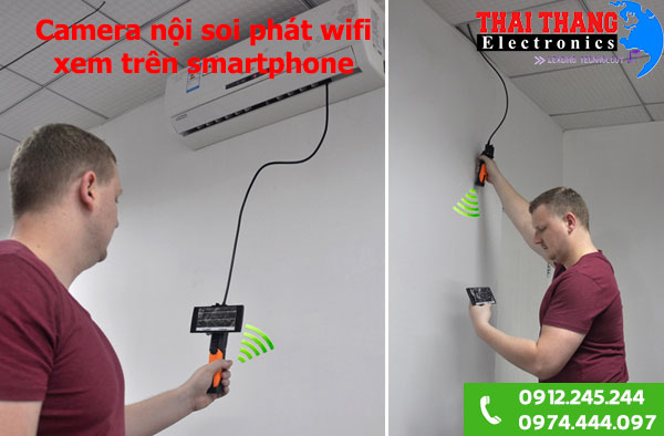 Camera nội soi công nghiệp có wifi kết nối di động