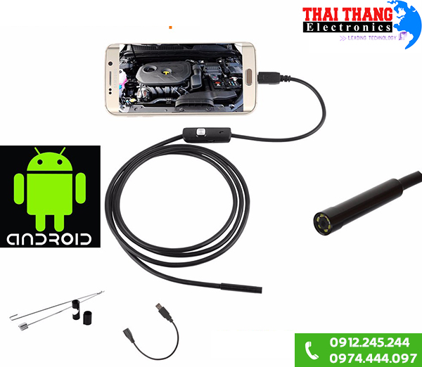 Camera nội soi mini xem trên điện thoại 5m