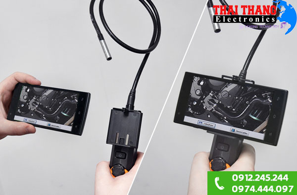 Camera nội soi công nghiệp có wifi kết nối di động
