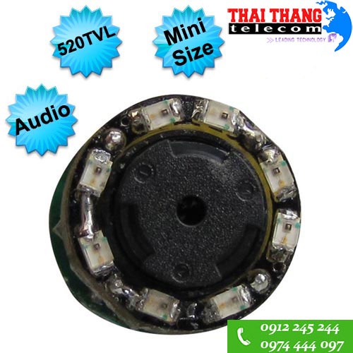 Camera siêu nhỏ CSN-531 Analog Hồng ngoại CMOS