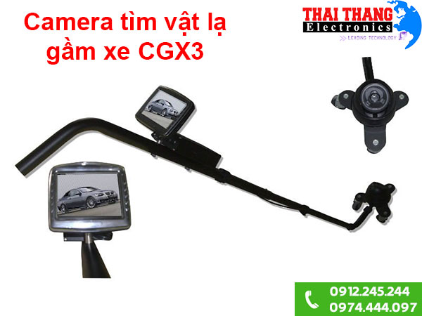 Camera soi gầm ôtô cầm tay có màn hình