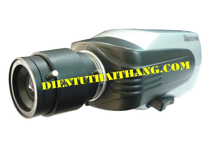 Camera thân chữ nhật Questek 1/4 Sony CCD, 520 TV 