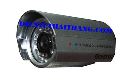 Camera thân hồng ngoại QUESTEK 1/3 Sony CCD, 480 T