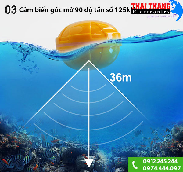Camera dò cá chuyên nghiệp 36m FISH01A