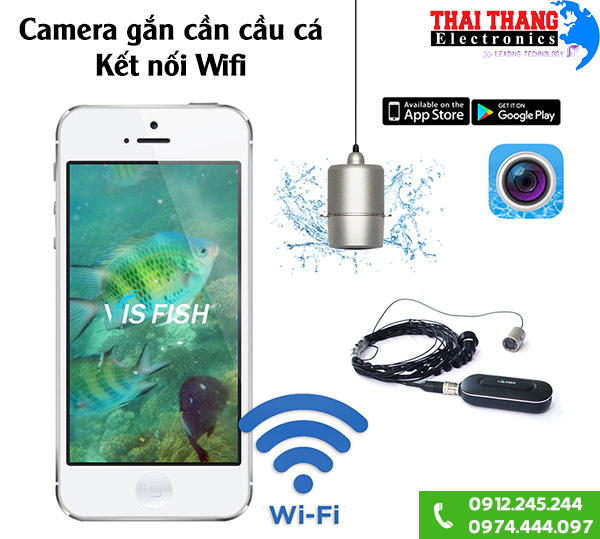 Camera câu cá wifi kết nối điện thoại CDN01
